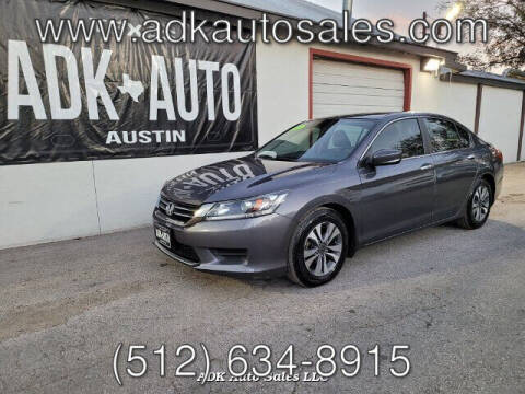 2013 Honda Accord for sale at ADK AUTO SALES LLC in Austin TX