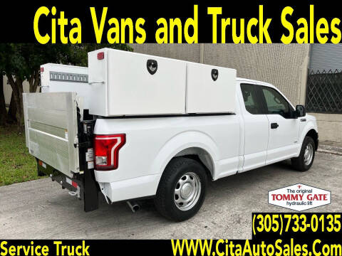 2016 FORD F150 SUPERCAB *ROAD SERVICE*UTILITY TRUCK LIFTGATE for sale at Cita Auto Sales in Medley FL