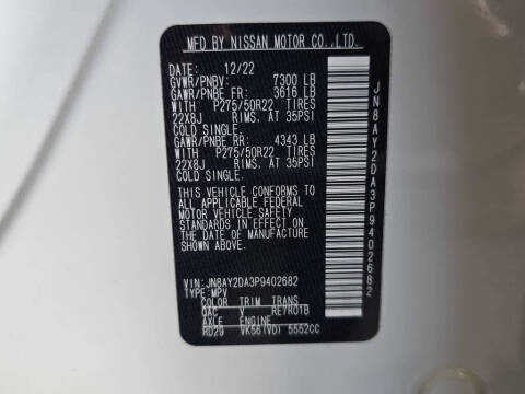 2023 Nissan Armada Platinum