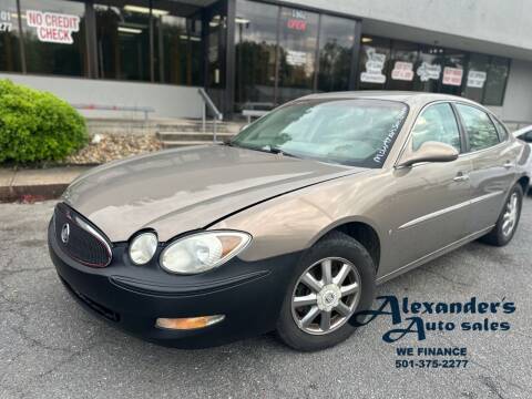2007 Buick LaCrosse for sale at Alexander's Auto Sales in North Little Rock AR