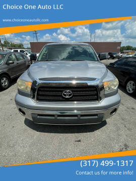2007 Toyota Tundra for sale at Choice One Auto LLC in Beech Grove IN
