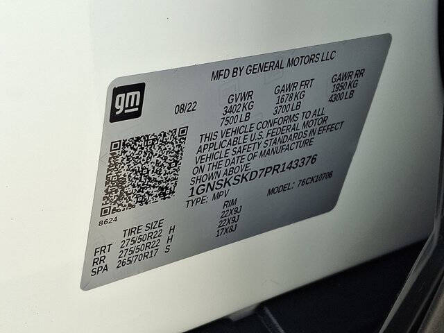 2023 Chevrolet Tahoe Premier