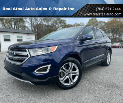 2016 Ford Edge for sale at Real Steal Auto Sales & Repair Inc in Gastonia NC