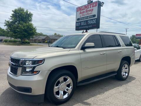 2015 Chevrolet Tahoe for sale at Unlimited Auto Group in West Chester OH
