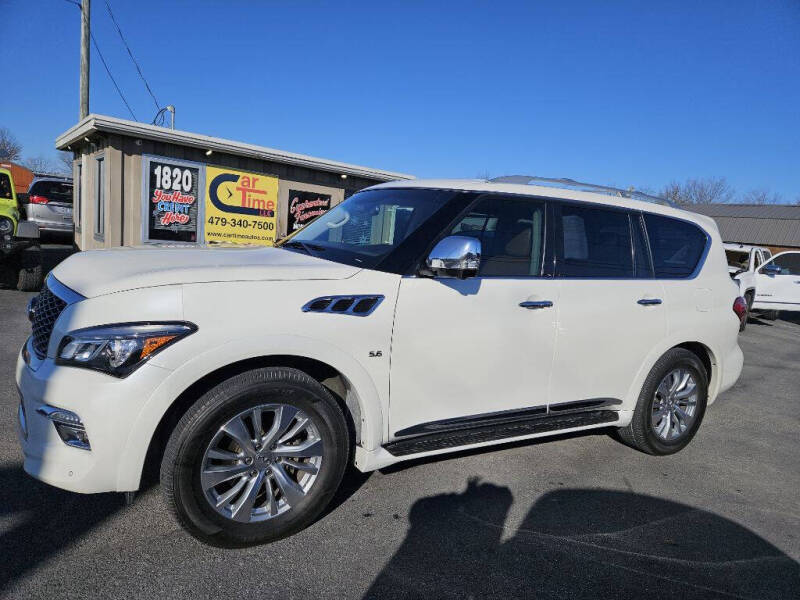 2016 Infiniti QX80 for sale at CarTime in Rogers AR