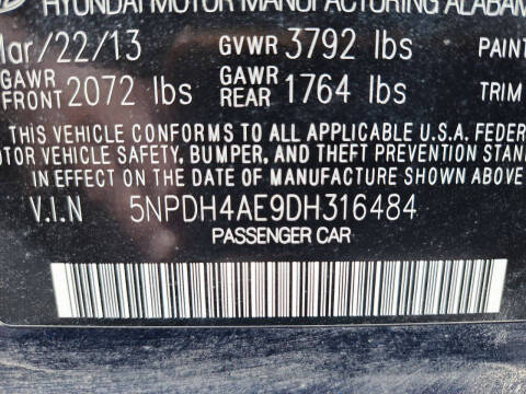 2013 Hyundai Elantra Limited