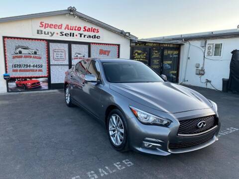 2015 Infiniti Q50 for sale at Speed Auto Sales in El Cajon CA