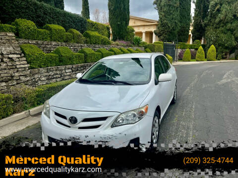 2011 Toyota Corolla for sale at Merced Quality Karz in Merced CA