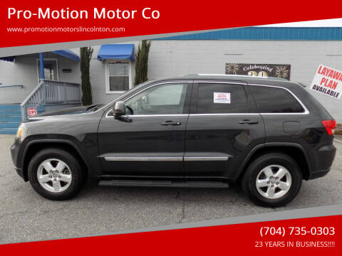 2011 Jeep Grand Cherokee for sale at Pro-Motion Motor Co in Lincolnton NC