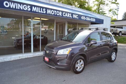 2016 Chevrolet Trax for sale at Owings Mills Motor Cars in Owings Mills MD