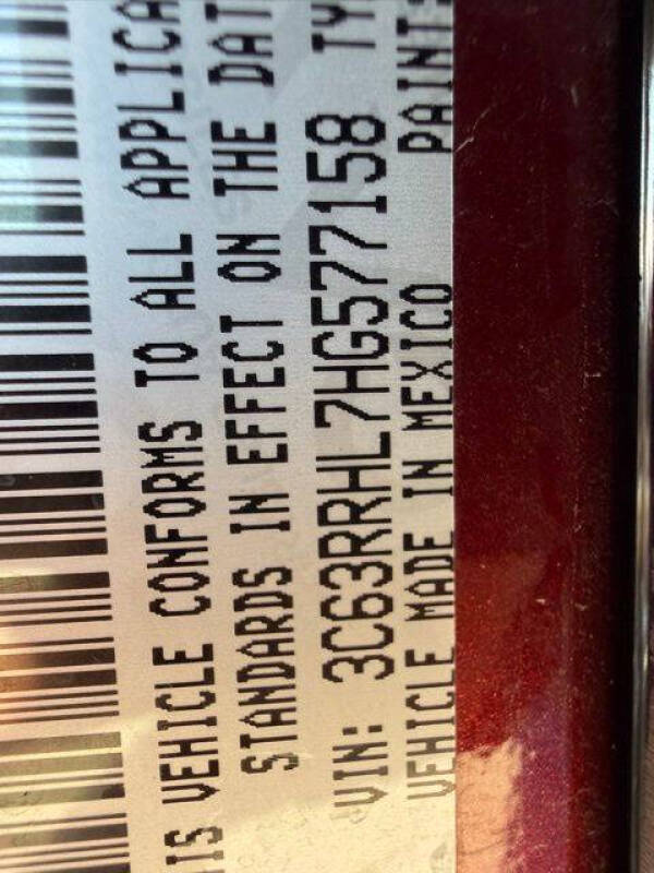 2017 RAM 3500 Lone Star