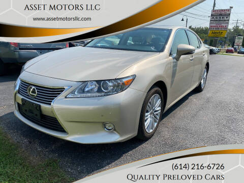 2015 Lexus ES 350 for sale at ASSET MOTORS LLC in Westerville OH