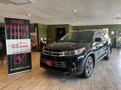 2018 Toyota Highlander for sale at AutoMax in West Hartford CT