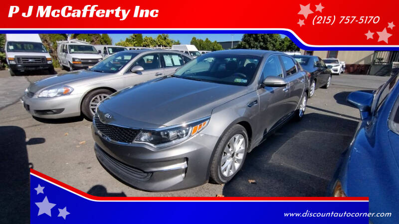 2018 Kia Optima for sale at P J McCafferty Inc in Langhorne PA