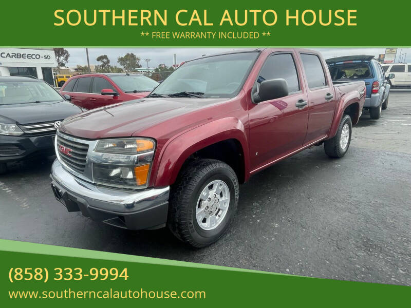 2007 GMC Canyon for sale at SOUTHERN CAL AUTO HOUSE in San Diego CA
