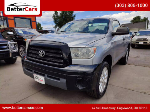 2007 Toyota Tundra for sale at Better Cars in Englewood CO