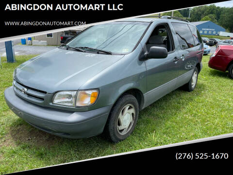 2000 Toyota Sienna for sale at ABINGDON AUTOMART LLC in Abingdon VA