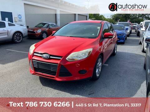 2014 Ford Focus for sale at AUTOSHOW SALES & SERVICE in Plantation FL