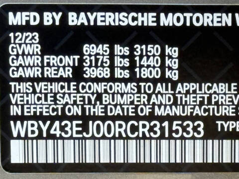 2024 BMW i7 eDrive50