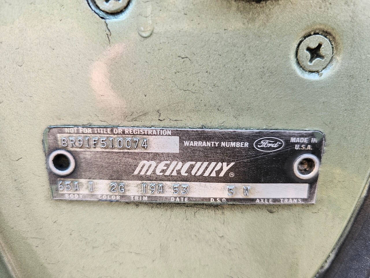 1967 Mercury Cougar XR7 106