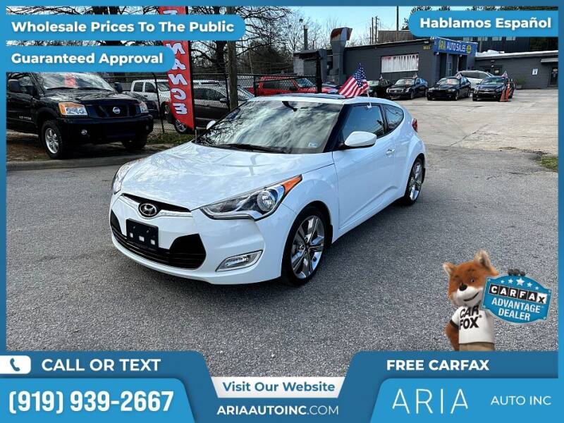 2016 Hyundai Veloster for sale at Aria Auto Inc. in Raleigh NC