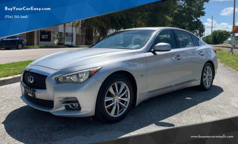 2014 Infiniti Q50 for sale at BuyYourCarEasy.com in Hollywood FL