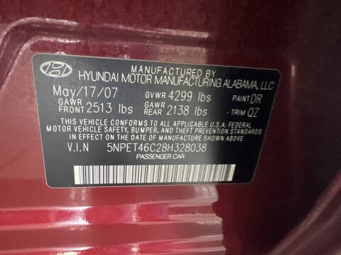 2008 Hyundai Sonata GLS