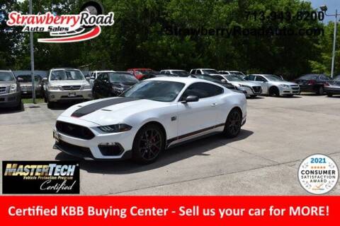 2021 Ford Mustang for sale at Strawberry Road Auto Sales in Pasadena TX