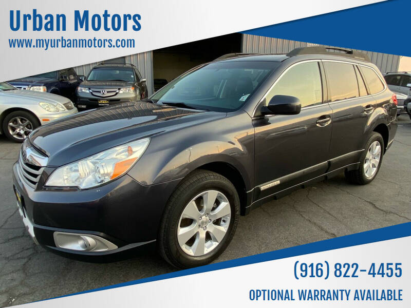 2011 Subaru Outback for sale at Urban Motors in Sacramento CA