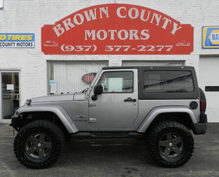 2013 Jeep Wrangler for sale at Brown County Motors in Russellville OH