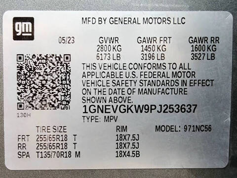2023 Chevrolet Traverse LT Cloth