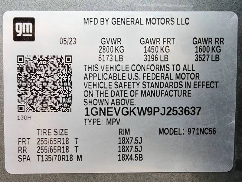 2023 Chevrolet Traverse LT Cloth