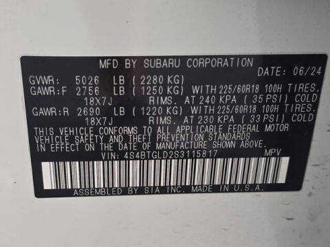 2025 Subaru Outback Onyx Edition XT