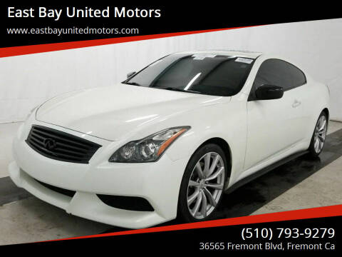 2008 Infiniti G37 for sale at East Bay United Motors in Fremont CA