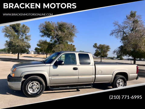 2003 Chevrolet Silverado 2500HD for sale at BRACKEN MOTORS in San Antonio TX