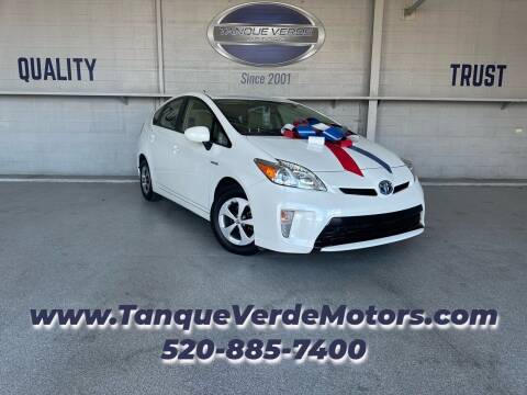 2013 Toyota Prius for sale at TANQUE VERDE MOTORS in Tucson AZ
