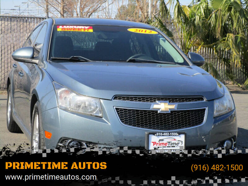 2012 Chevrolet Cruze for sale at PRIMETIME AUTOS in Sacramento CA