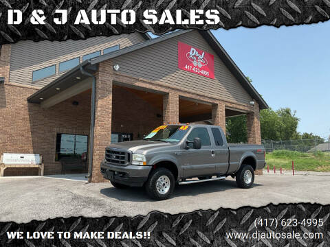 2003 Ford F-350 Super Duty for sale at D & J AUTO SALES in Joplin MO