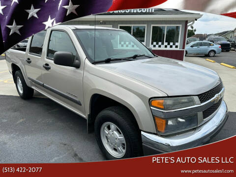 2004 Chevrolet Colorado for sale at PETE'S AUTO SALES LLC - Middletown in Middletown OH