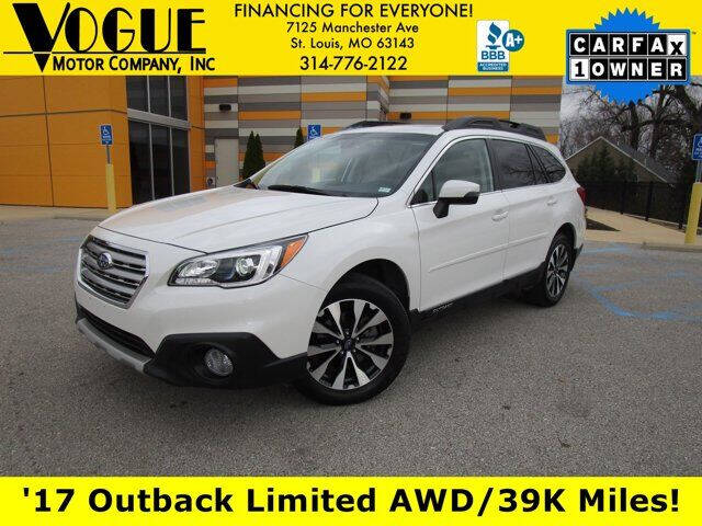 2017 Subaru Outback for sale at Vogue Motor Company Inc in Saint Louis MO