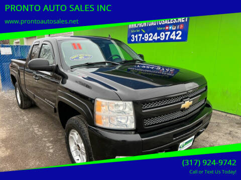 2011 Chevrolet Silverado 1500 for sale at PRONTO AUTO SALES INC in Indianapolis IN