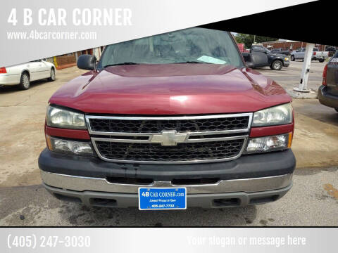 2006 Chevrolet Silverado 1500 for sale at 4 B CAR CORNER in Anadarko OK