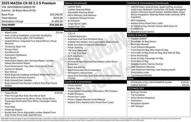 2025 Mazda CX-30 2.5 S Premium