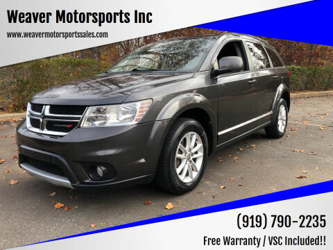 2016 Dodge Journey for sale at Weaver Motorsports Inc in Cary NC