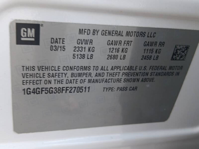 2015 Buick LaCrosse Premium II