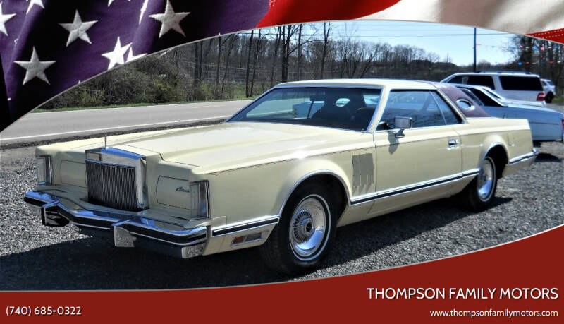 1978 Lincoln Continental for sale at THOMPSON FAMILY MOTORS in Senecaville OH