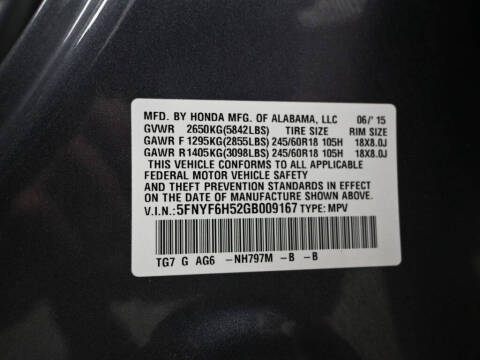 2016 Honda Pilot EX-L