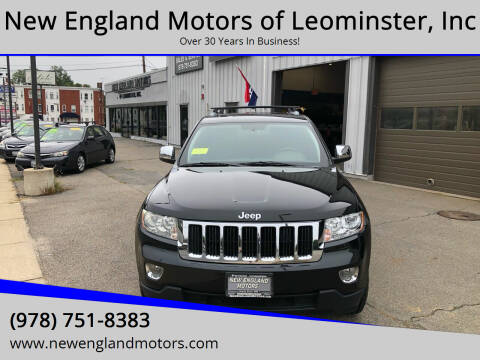 2012 Jeep Grand Cherokee for sale at New England Motors of Leominster, Inc in Leominster MA