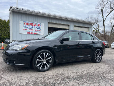 2012 Chrysler 200 for sale at HOLLINGSHEAD MOTOR SALES in Cambridge OH