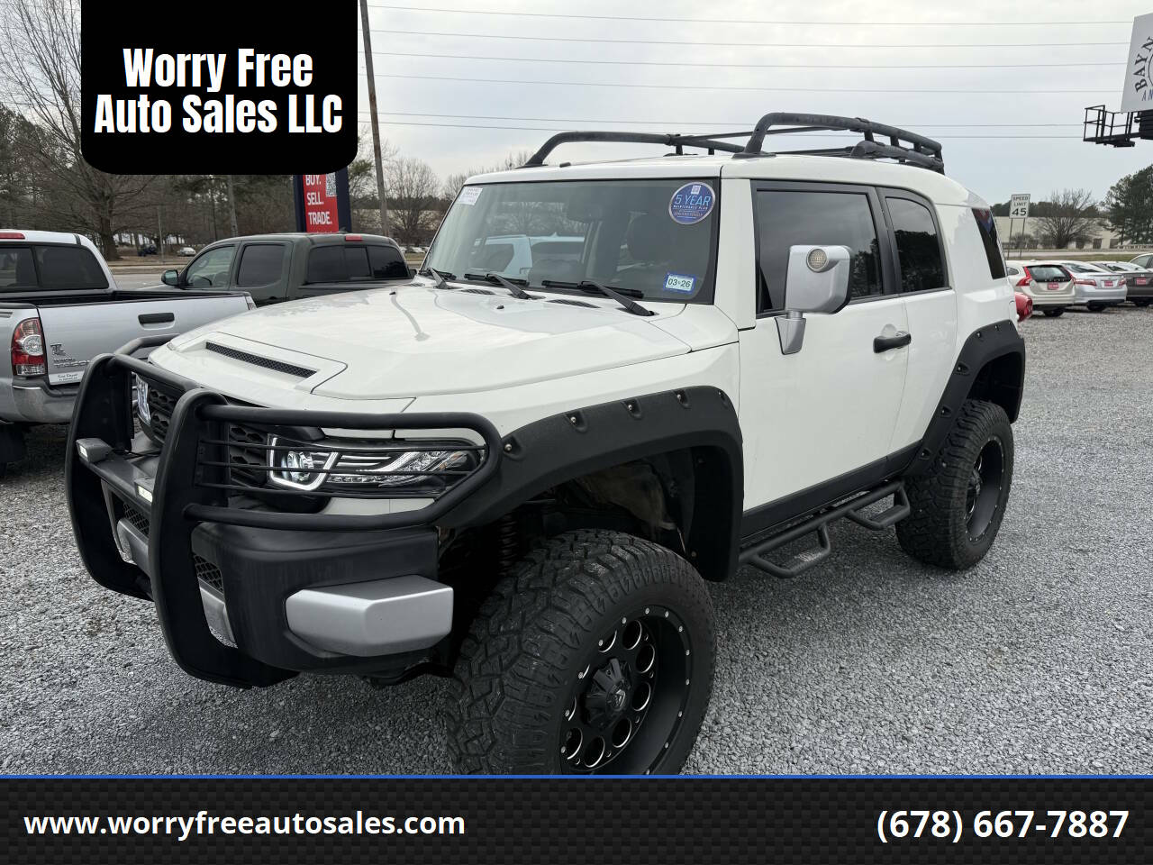 White 2012 Toyota FJ Cruiser Base 4x4 4dr SUV 5A 1